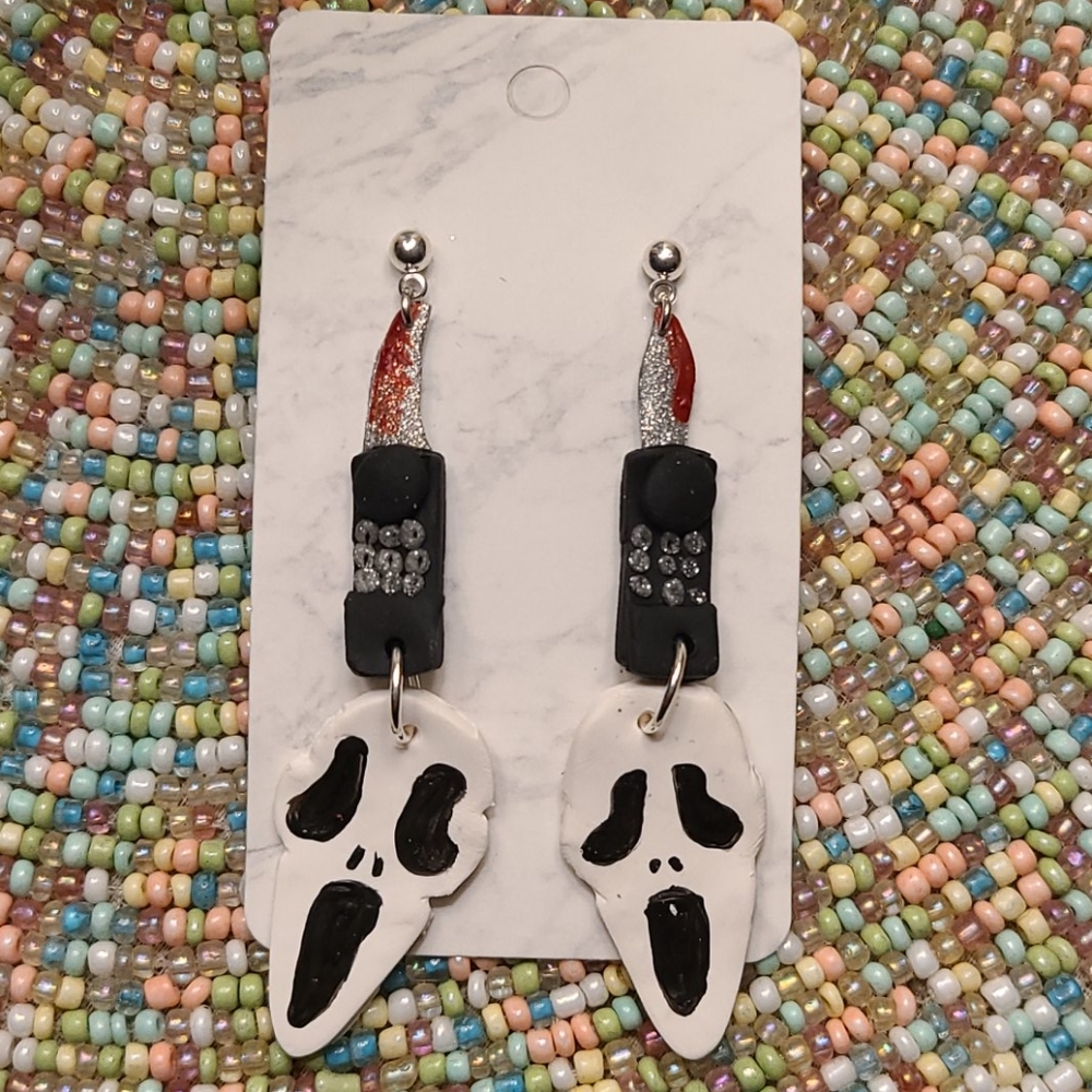 🎃Scream Earrings